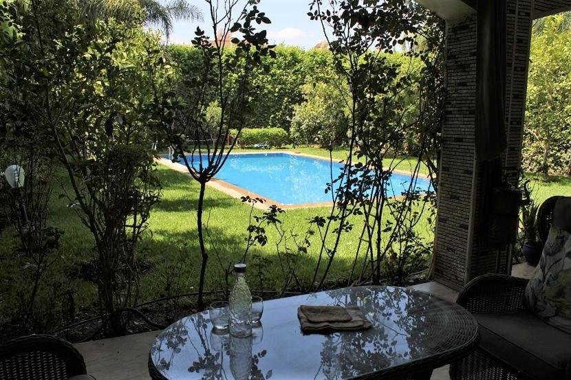 Magnifique villa avec piscine pour famille uniquement Marrakesh Extérieur photo