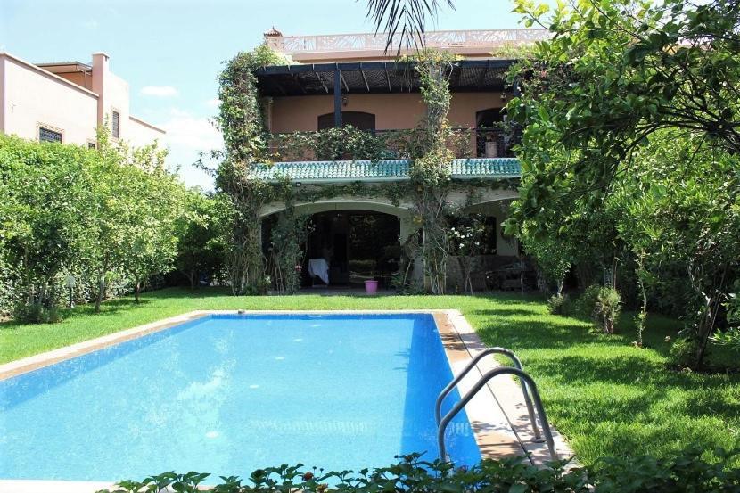 Magnifique villa avec piscine pour famille uniquement Marrakesh Extérieur photo
